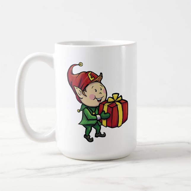 Ernie a caneca do Natal do duende (Esquerda)