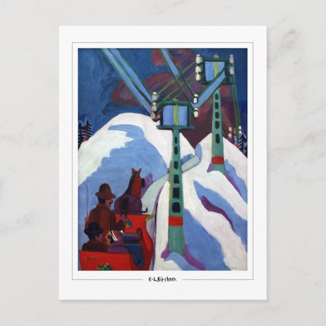 Ernst Ludwig Kirchner #352-2 - Cartão Postal de Ar (Frente)