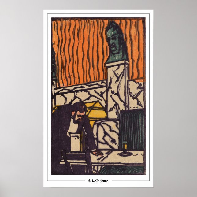 Ernst Ludwig Kirchner Zedign Art Poster #356-2 (Frente)