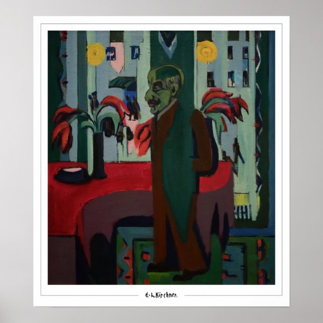Ernst Ludwig Kirchner Zedign Art Poster #470 (Frente)