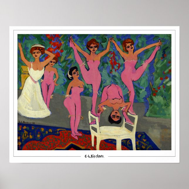 Ernst Ludwig Kirchner Zedign Art Poster #549-2 (Frente)