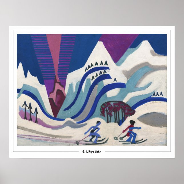 Ernst Ludwig Kirchner Zedign Art Poster #612 (Frente)
