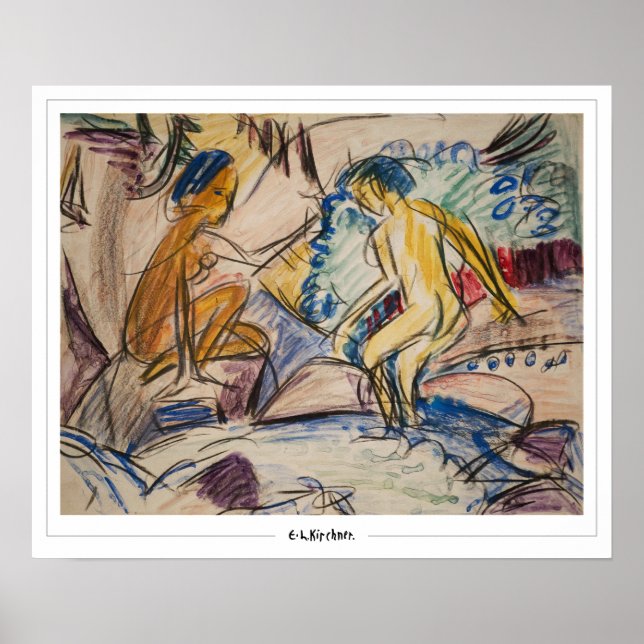 Ernst Ludwig Kirchner Zedign Art Poster #643 (Frente)