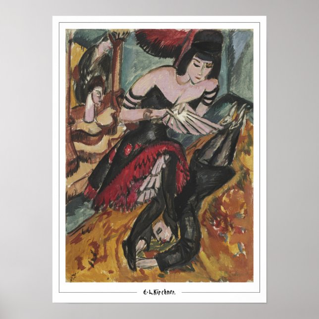 Ernst Ludwig Kirchner Zedign Art Poster #658-2 (Frente)