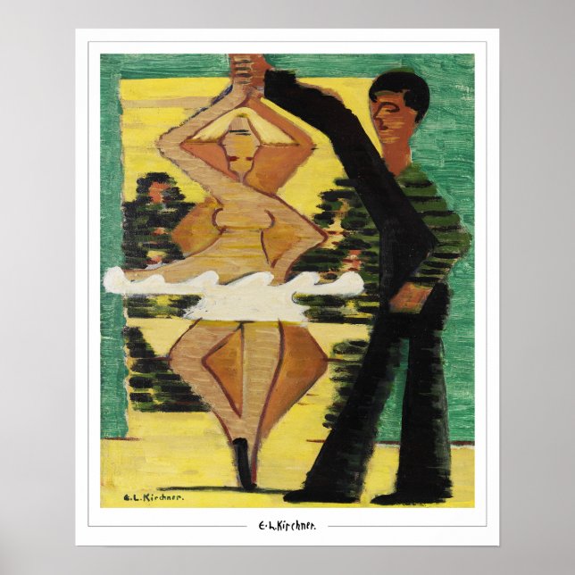 Ernst Ludwig Kirchner Zedign Art Poster nº 48 (Frente)