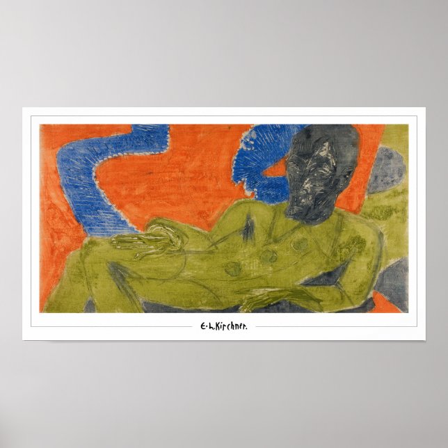 Ernst Ludwig Kirchner Zedign Art Poster nº 8 (Frente)