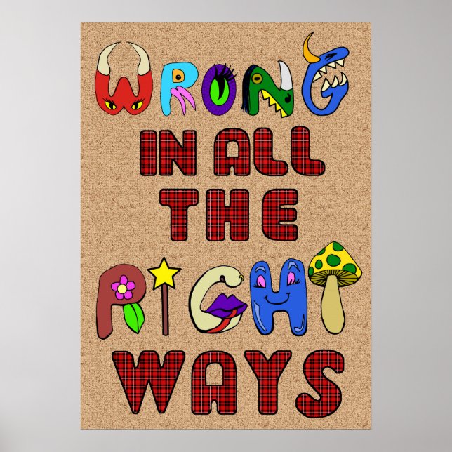 Errado Em Todos Os Modos Certos Impressão (Frente)