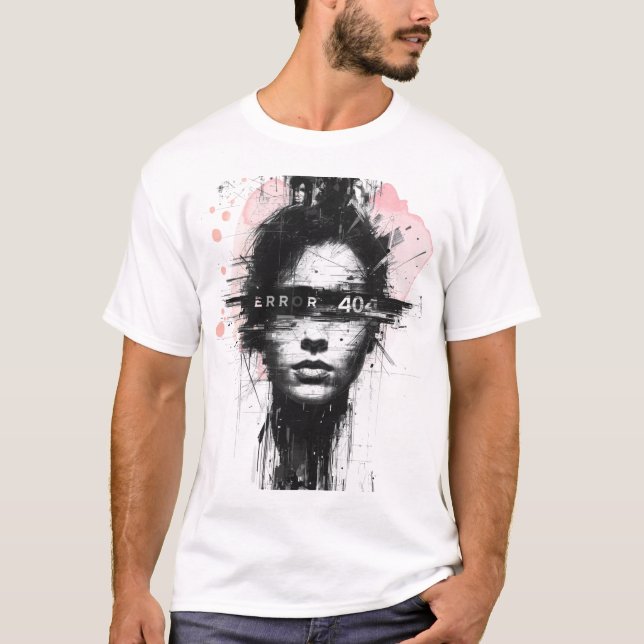 Erro 404: Motivação Não Encontrada na Camisa T (Frente)