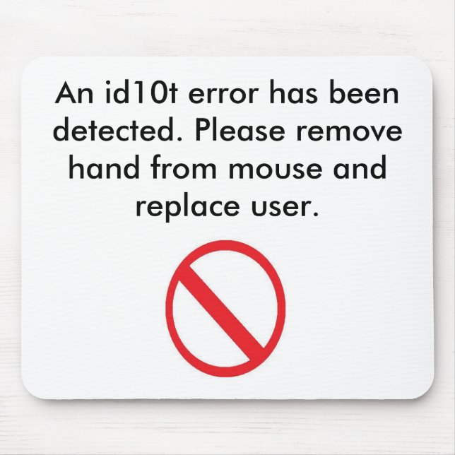 Erro Mousepad do usuário (Frente)