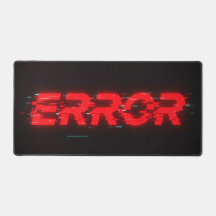 "ERRO" Tapete de Mesa Estendido Estética de Glitch
