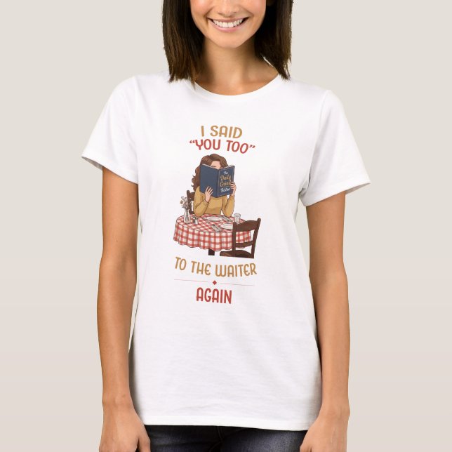 Erros Diários. Camiseta Humorística (Frente)