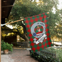 Erskine Clan Crachá Tartan Flag Scottish