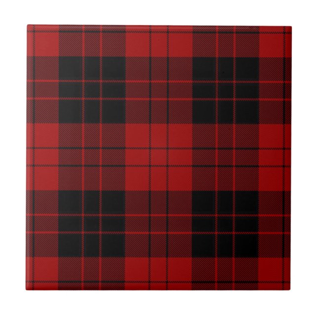 Erskine (Paton) Tartan Scottish Xadrez Standard (Frente)