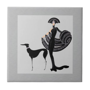 ERTE Lady with Dog