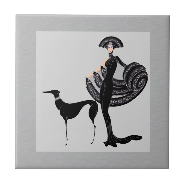 ERTE Lady with Dog (Frente)