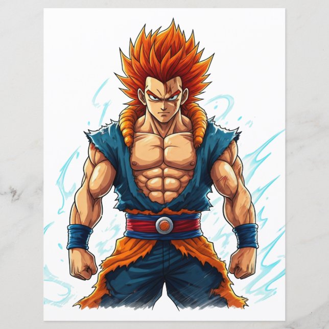 erudito decal do herói de animação otaku (Frente)