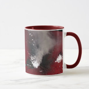 Erupção no Monte Merapi, Indonésia Caneca de Cerâm