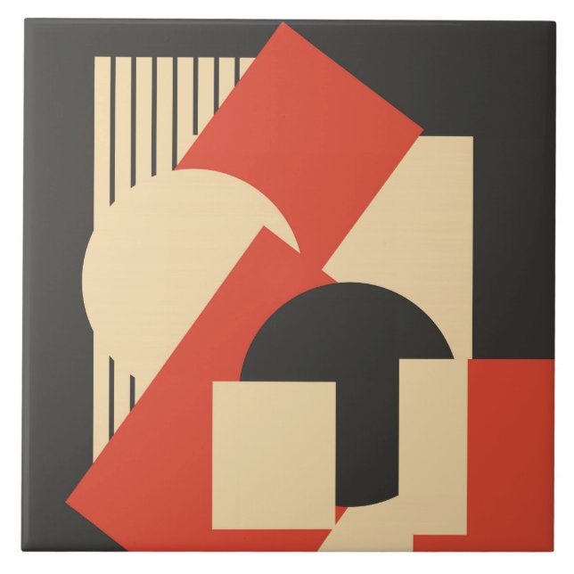 Erva-benta-acima geométrica do deco da arte (Frente)