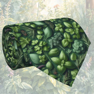Ervas Frescas de Jardim   Gravata de Cozinha para 