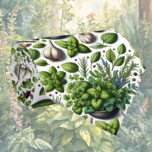 Ervas Frescas de Jardim Gravata de Cozinha para