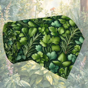 Ervas Frescas do Jardim Gravata de Cozinha para