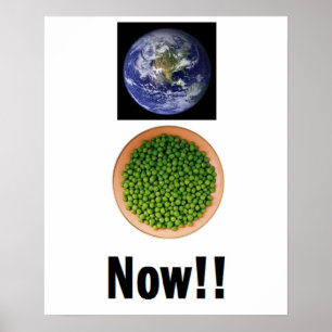 Ervilhas do mundo agora!!  Poster