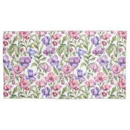 Ervilhas rosadas e violetas doces