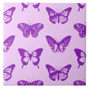 Esboço da borboleta, rosa da orquídea e violeta