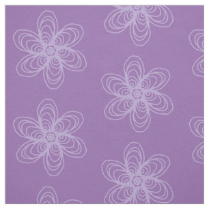 Esboço da flor do Lilac no tecido roxo do fundo