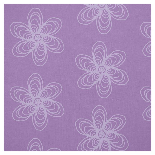Esboço da flor do Lilac no tecido roxo do fundo (Modelo)