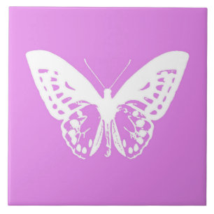 Esboço de borboleta, orquídea e branco