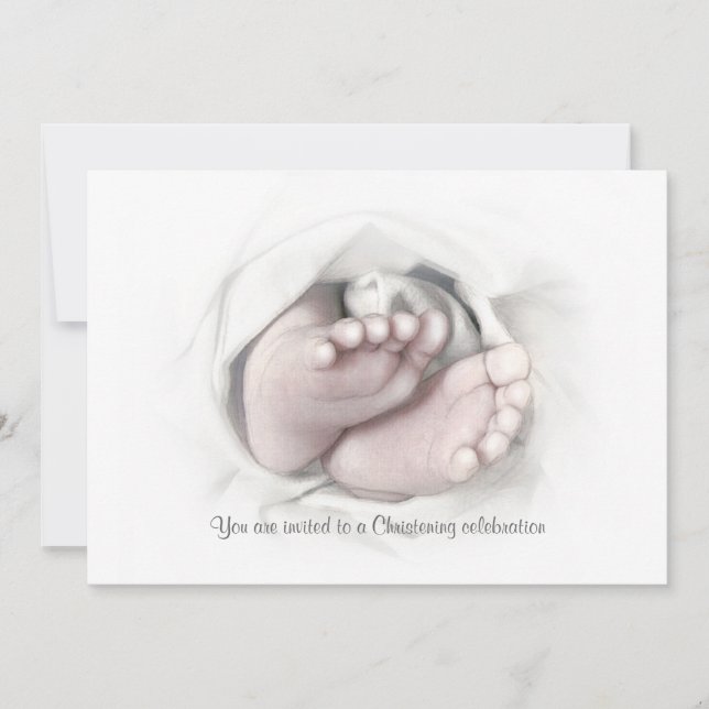 Esboço de lápis de peitinhos de convite (Frente)