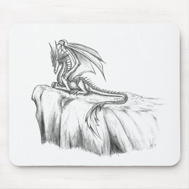 Esboço Mousepad do dragão (Frente)