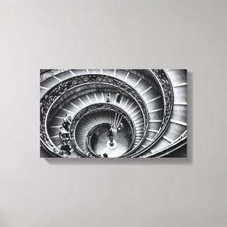 Escada em impressão preto e branco