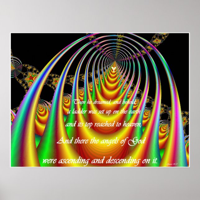 escada para poster do céu (Frente)