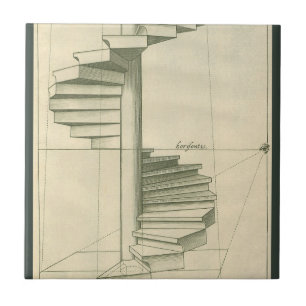 Escadas Arquitetônicas Vintage, Escadaria Espiral