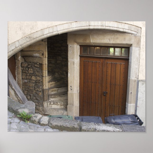 Escadas escondidas Poster da cidade de Luxemburgo (Frente)