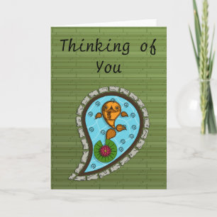 Escala o Cartão de Saudação Goldfish