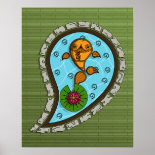 Escala o Poster de Peixe Goldfish