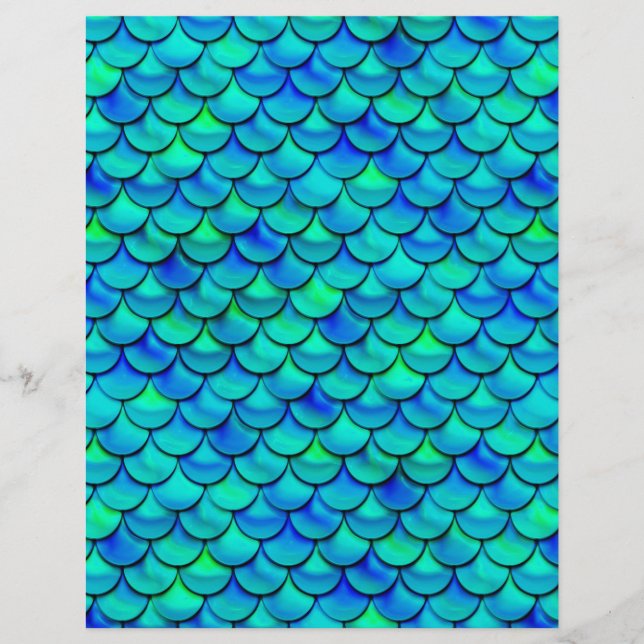 Escalas Azuis de Aqua de Queda (Frente)