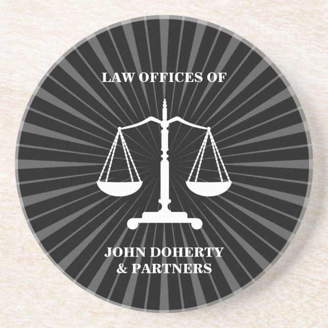 Escalas de justiça - porta copos (Frente)