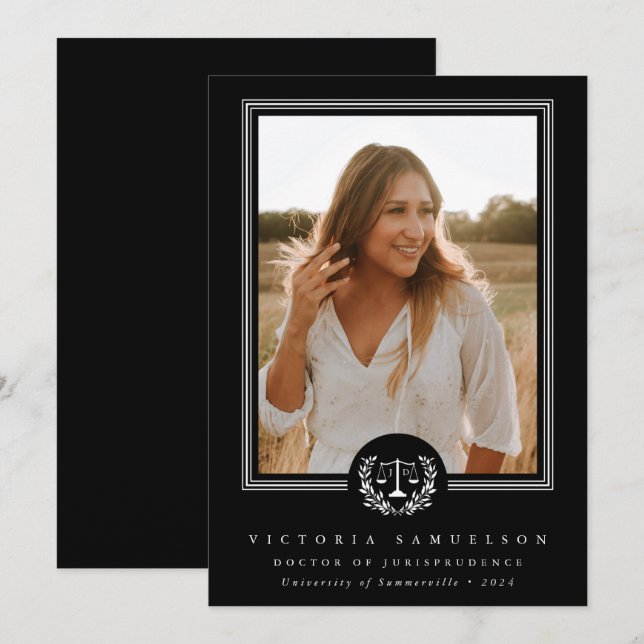 Escalas de Lei JD - Anúncio de Quadro de Cheio (Frente/Verso)