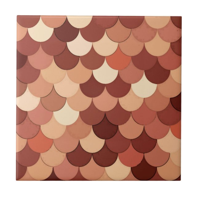 Escalas de Sereia, Cobre, Castanho, Creme e Tom (Frente)