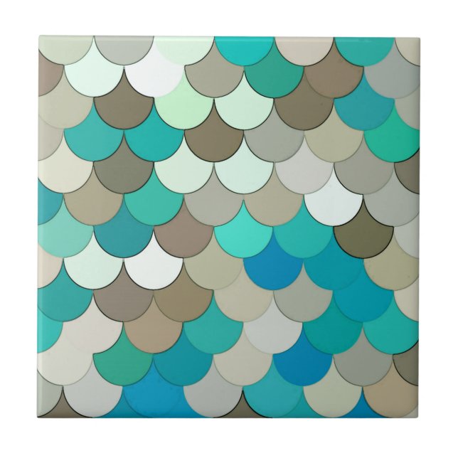 Escalas de Sereia, Turquesa, Aqua, Taupe e Creme (Frente)