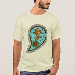Escamudo Camisa Leve Masculina