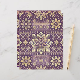 Escândalo de inverno roxo e Dourado