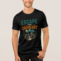 Escapar da camisa de três-blendas ordinárias do em