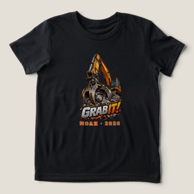 Escavadeira Robusta Personalizada Grab It (Design frontal)