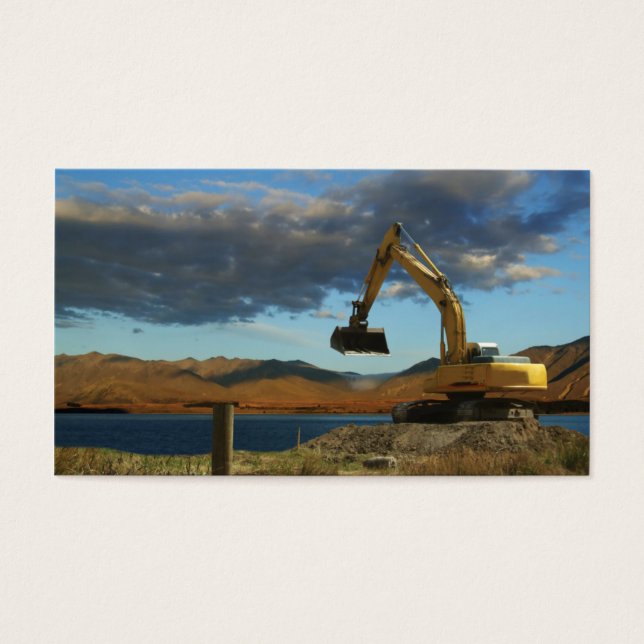 escavador mecânico de construção (Frente)