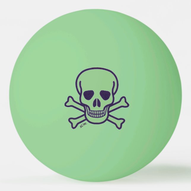 Escavel Verde 1 estrela bola de pingue-pongue verd (Frente)